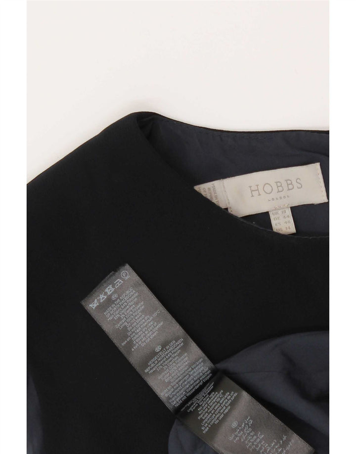 Γυναικείο αμάνικο φόρεμα Hobbs UK 18 XL Μαύρο Check Polyester
