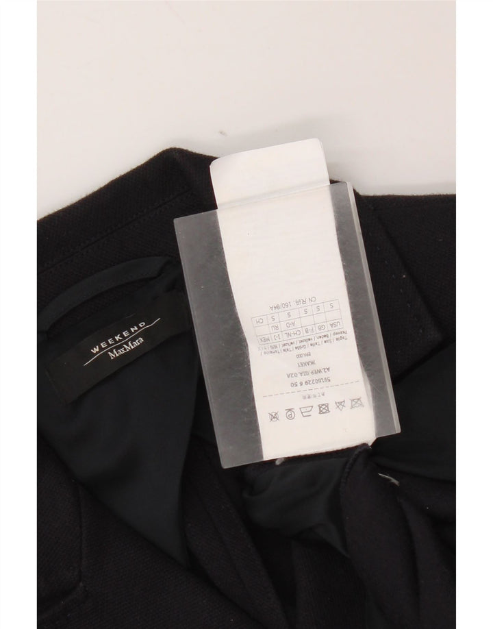 Max Mara Γυναικείο Σαββατοκύριακο με διπλό μπουφάν UK 10 Small Navy Blue