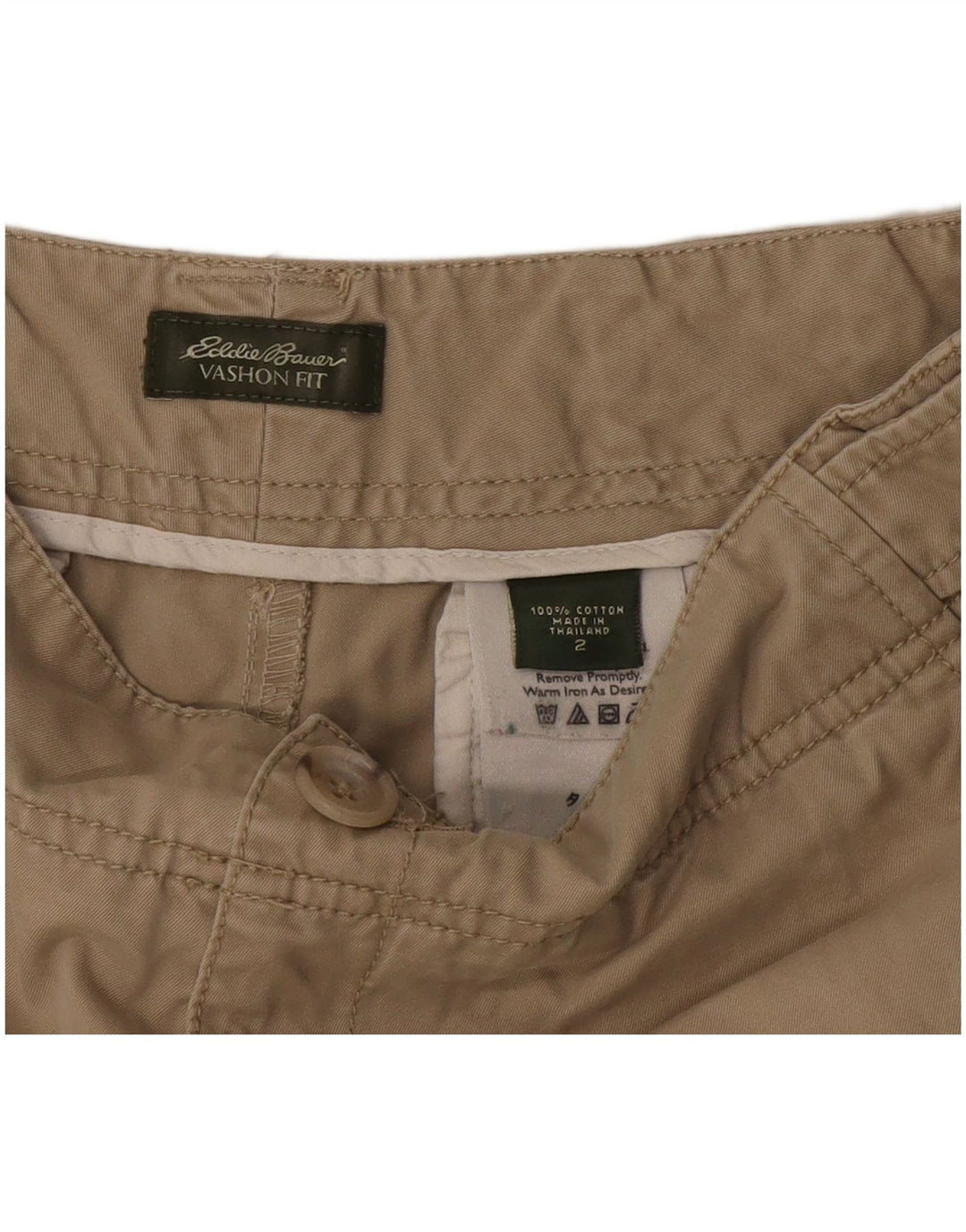 EDDIE BAUER Γυναικείο σορτς Chino Vashon Fit US 2 XS W25 Μπεζ βαμβακερό