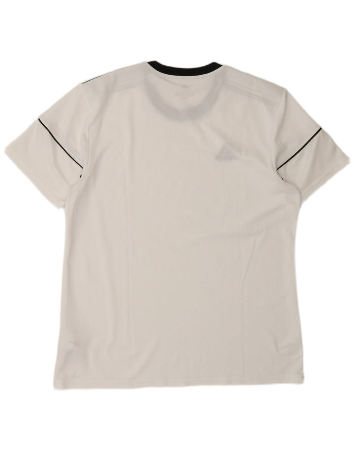 Adidas Ανδρικό T-Shirt Climalite Top Large White Polyester
