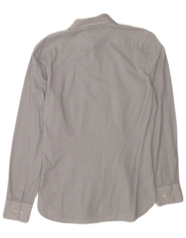 Ανδρικό πουκάμισο Ted Baker Νούμερο 15 Medium Blue Geometric Cotton