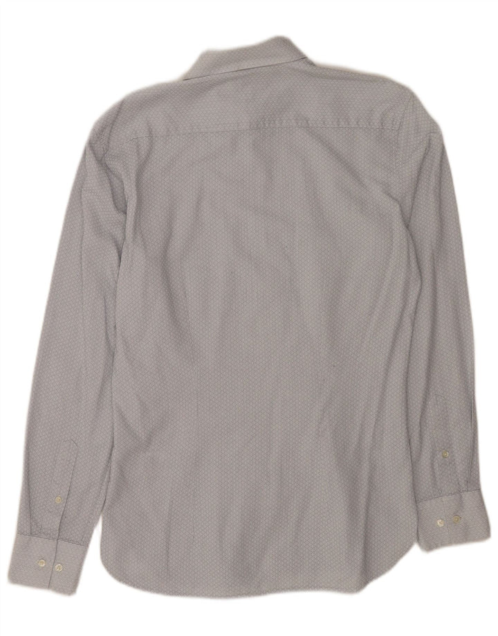 Ανδρικό πουκάμισο Ted Baker Νούμερο 15 Medium Blue Geometric Cotton