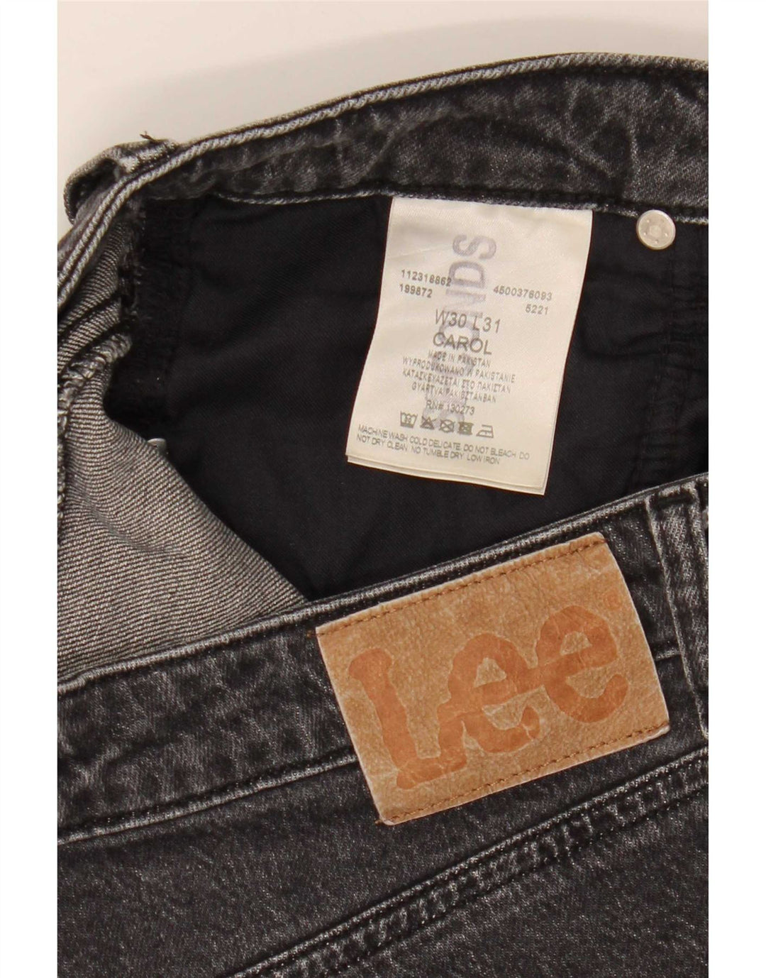 Lee Womens Carol Slim Jeans W30 L26 Γκρι βαμβακερό