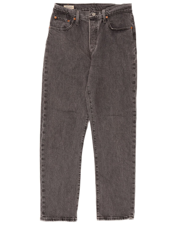 Levi's Womens 501 Straight Jeans W29 L28 Γκρι βαμβακερό