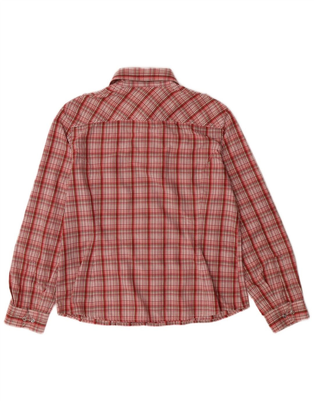 Schoffel Γυναικείο Slim Fit Shirt UK 14 Medium Red Check Polyamide