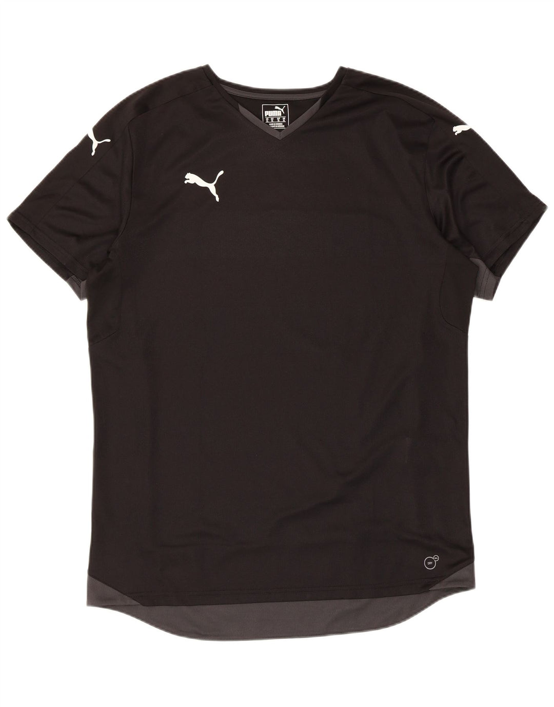 Ανδρικό T-Shirt με βλεφαρίδες Puma Top XL Μαύρο Colourblock Πολυεστέρας