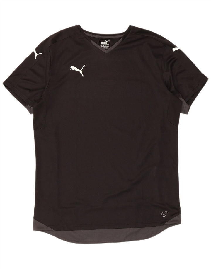 Ανδρικό T-Shirt με βλεφαρίδες Puma Top XL Μαύρο Colourblock Πολυεστέρας