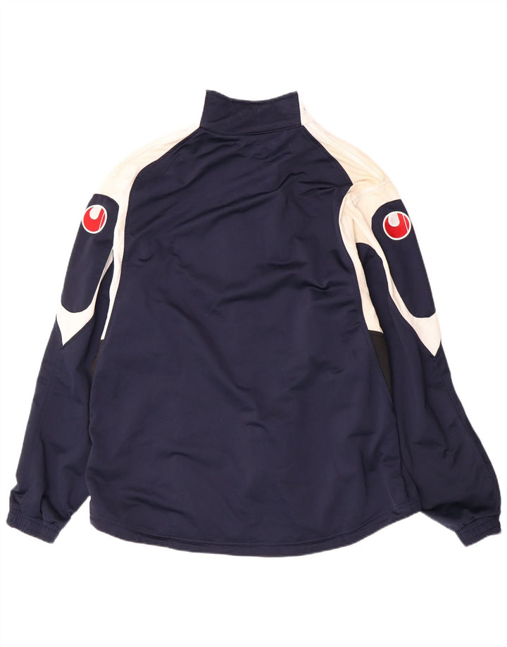 Ανδρική φόρμα Uhlsport Top Jacket UK 38/40 Medium Navy Blue Polyester