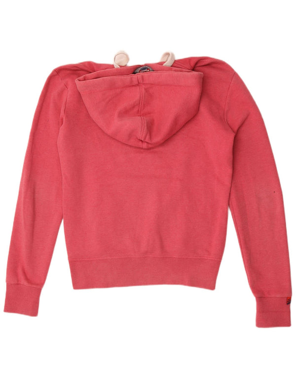 Superdry Ανδρικό γραφικό με κουκούλα Jumper XS Ροζ βαμβακερό