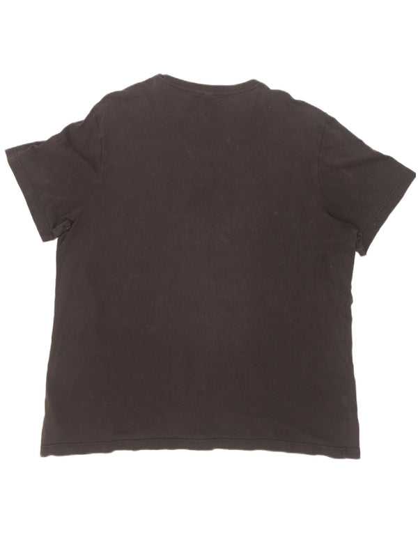 Ανδρικό γραφικό T-Shirt Adidas Top XL Μαύρο βαμβακερό