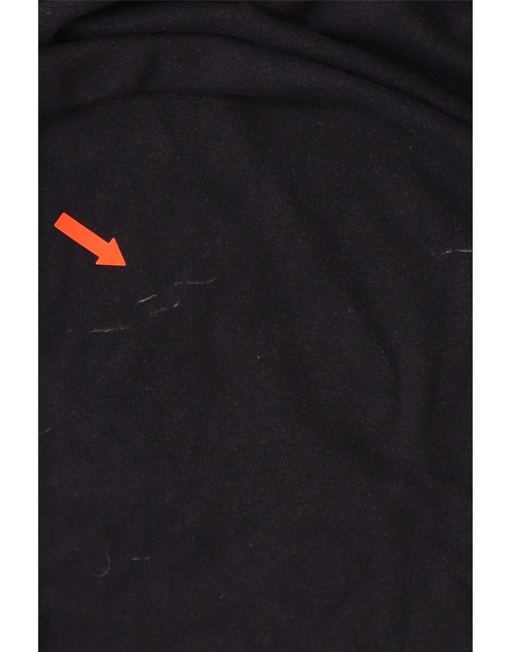 Ανδρικό γραφικό μπλουζάκι SUPERDRY Τοπ μεσαίο μπλε ναυτικό βαμβακερό