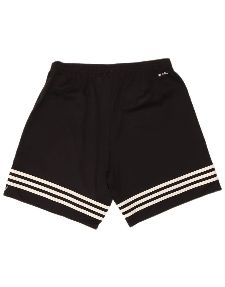 Ανδρικό σορτς Adidas Climalite Sport μεγάλο μαύρο πολυεστέρα