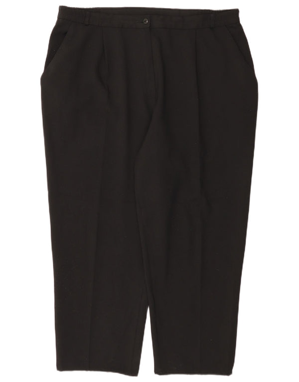 Marks & Spencer Γυναικείο ψηλόμεσο παντελόνι Chino UK 22 2XL W40 L26 Μαύρο