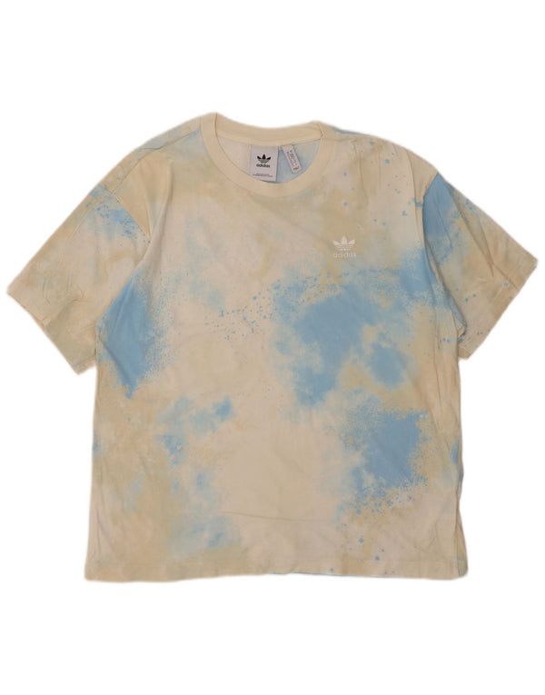 Ανδρικό T-Shirt Adidas Top Μέτριο Πολύχρωμο Tie Dye Cotton