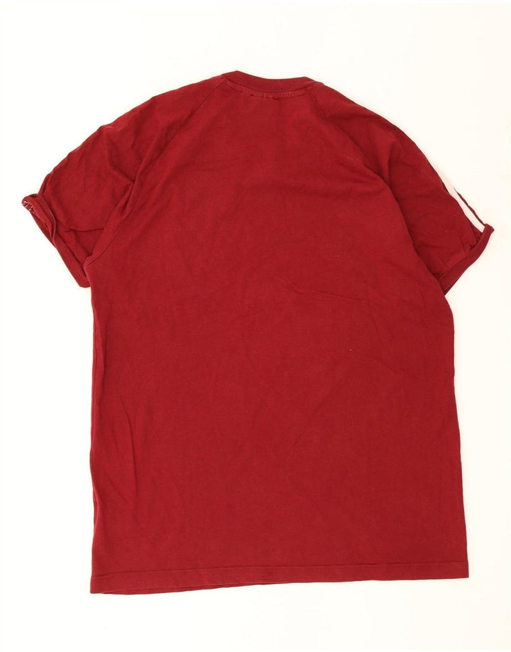 Ανδρικό T-Shirt Adidas Top μεγάλο κόκκινο βαμβακερό