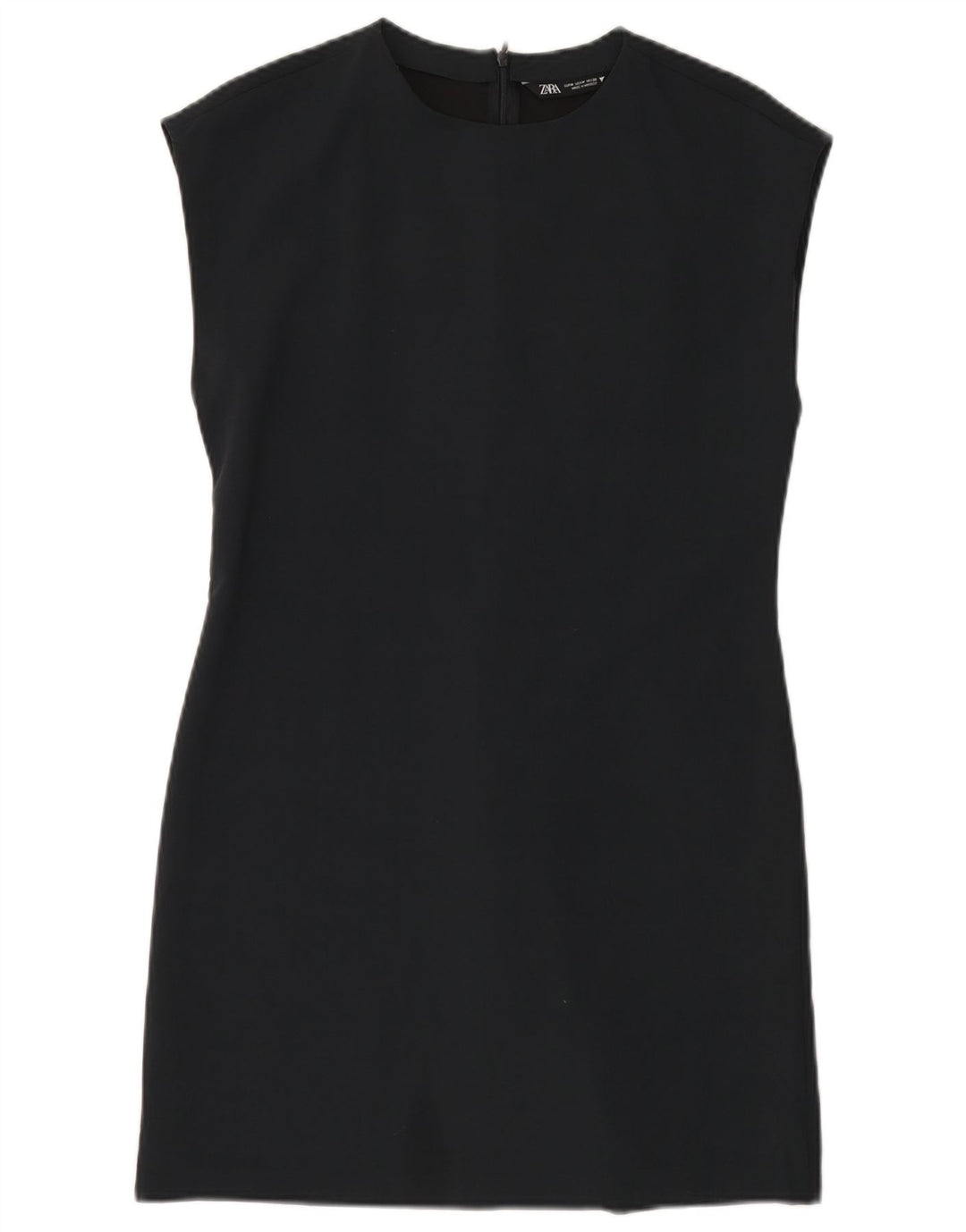 Zara Γυναικείο φόρεμα με θήκη UK 12 Medium Navy Blue Polyester