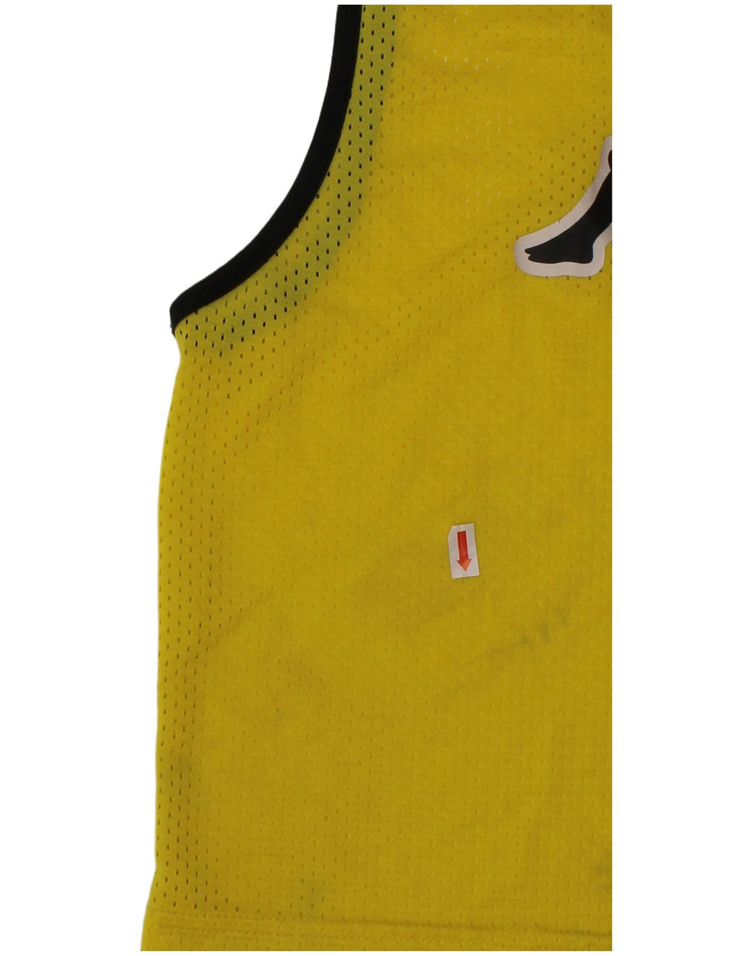 KAPPA Boys Graphic Vest Top 7-8 Years Yellow Polyester