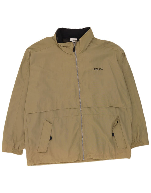 Diadora Ανδρικό μπουφάν βροχής UK 42 XL Khaki Polyester