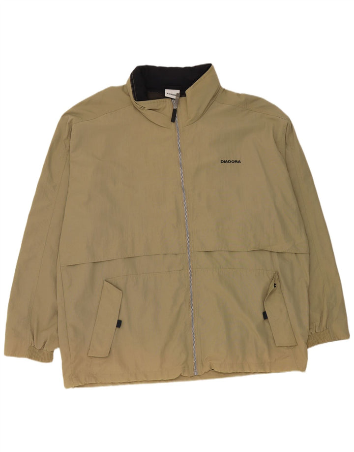 Diadora Ανδρικό μπουφάν βροχής UK 42 XL Khaki Polyester