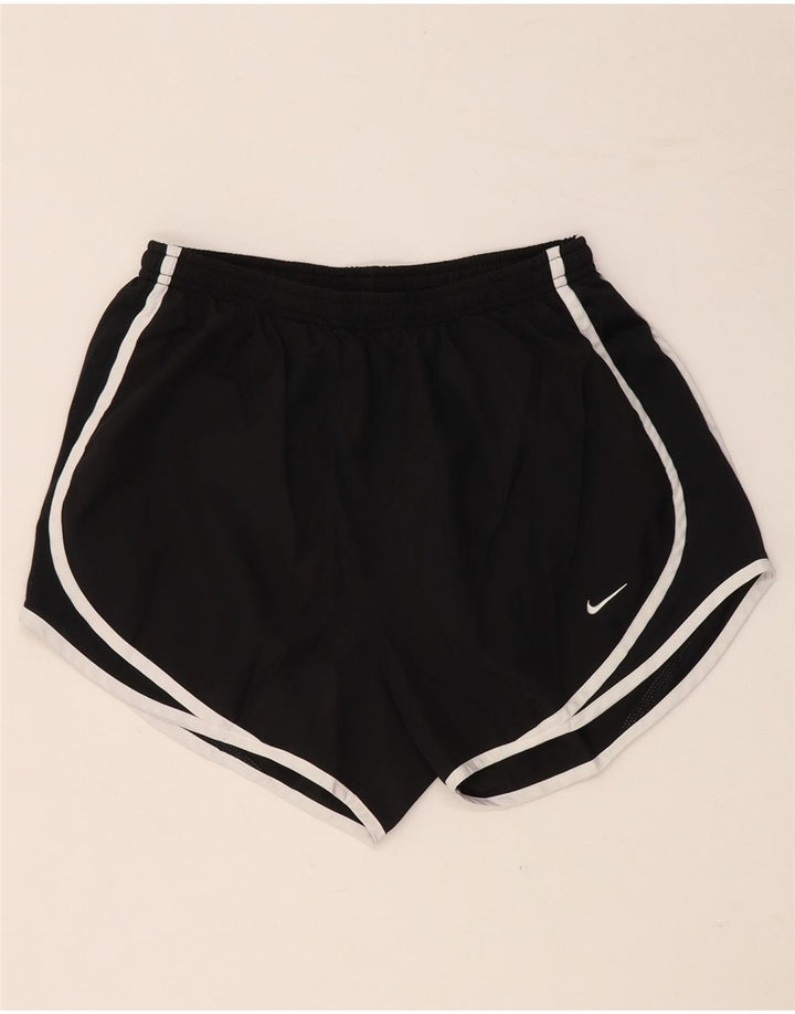 Γυναικείο αθλητικό σορτς NIKE Dri Fit UK 8 Μικρό μαύρο πολυεστέρα