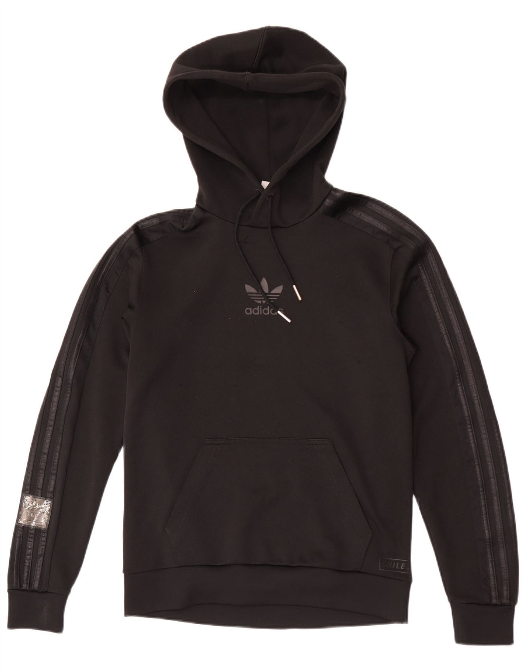 Adidas Ανδρικό γραφικό κουκούλα Jumper XS Μαύρο Πολυεστέρας