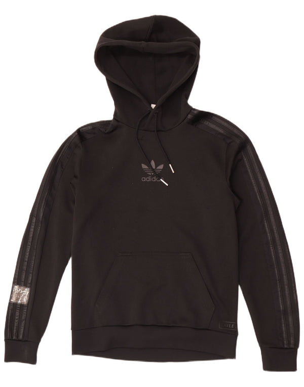 Adidas Ανδρικό γραφικό κουκούλα Jumper XS Μαύρο Πολυεστέρας