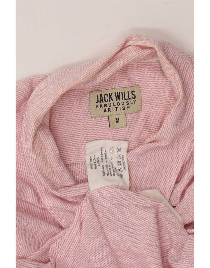 Ανδρικό πουκάμισο Jack Wills Βαμβακερό σε μεσαίο ροζ ρίγες