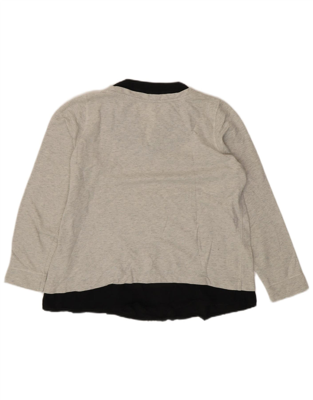Marks & Spencer Γυναικεία φούτερ Jumper UK 16 Large Grey Colourblock