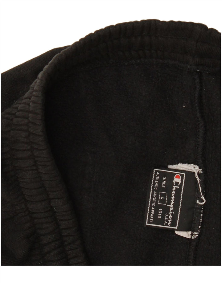 Ανδρική αθλητική φόρμα CHAMPION Παντελόνι Μαύρο μεγάλο