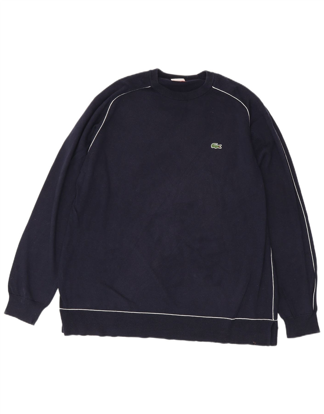 Ανδρικό πουλόβερ LACOSTE Live Crew Neck Jumper Μέγεθος 8 3XL Navy Blue Cotton