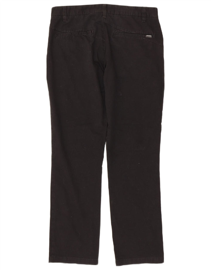Ανδρικό ίσιο παντελόνι Chino Volcom W32 L30 μαύρο βαμβακερό