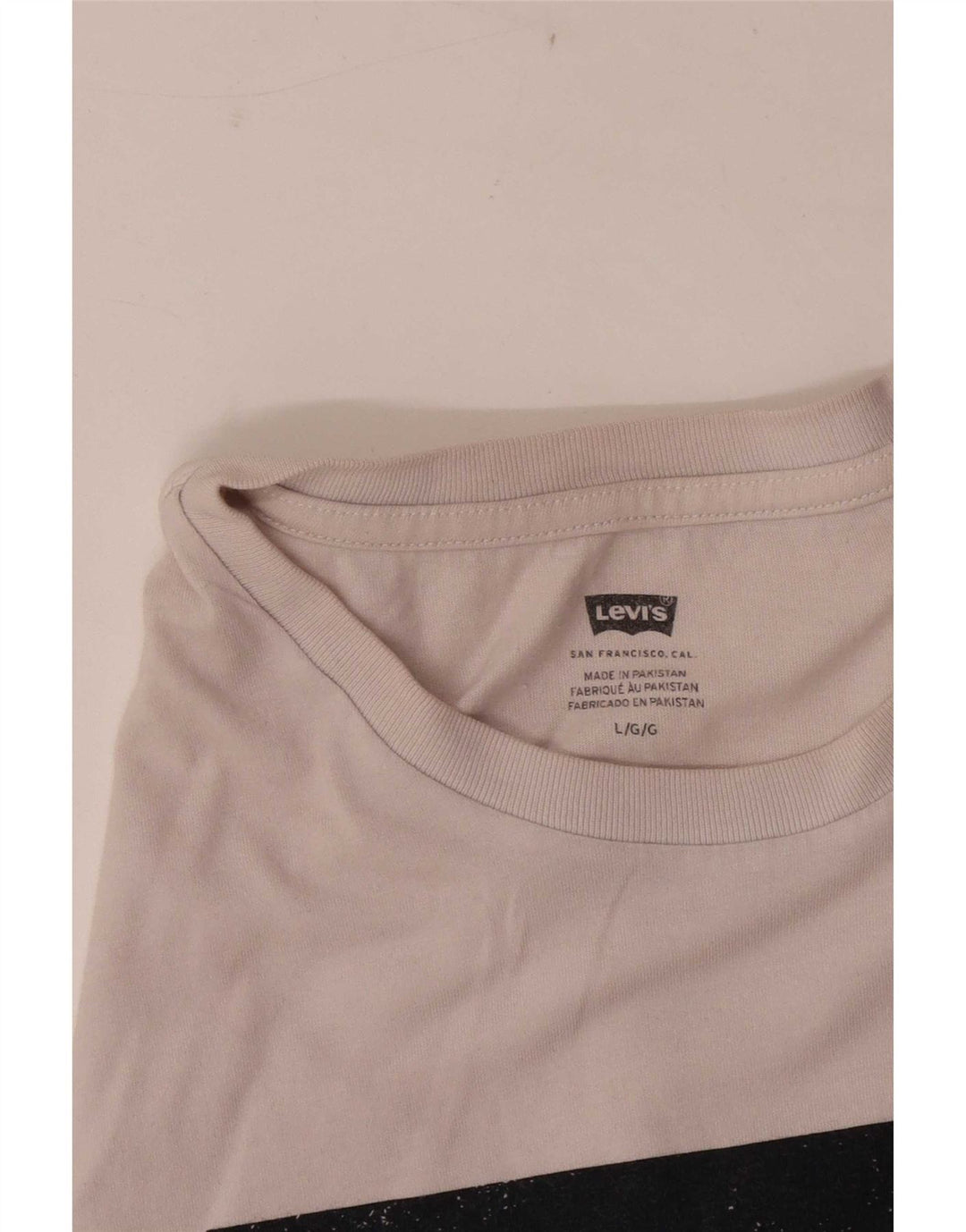 Ανδρικό γραφικό T-Shirt Levi's Top Large White