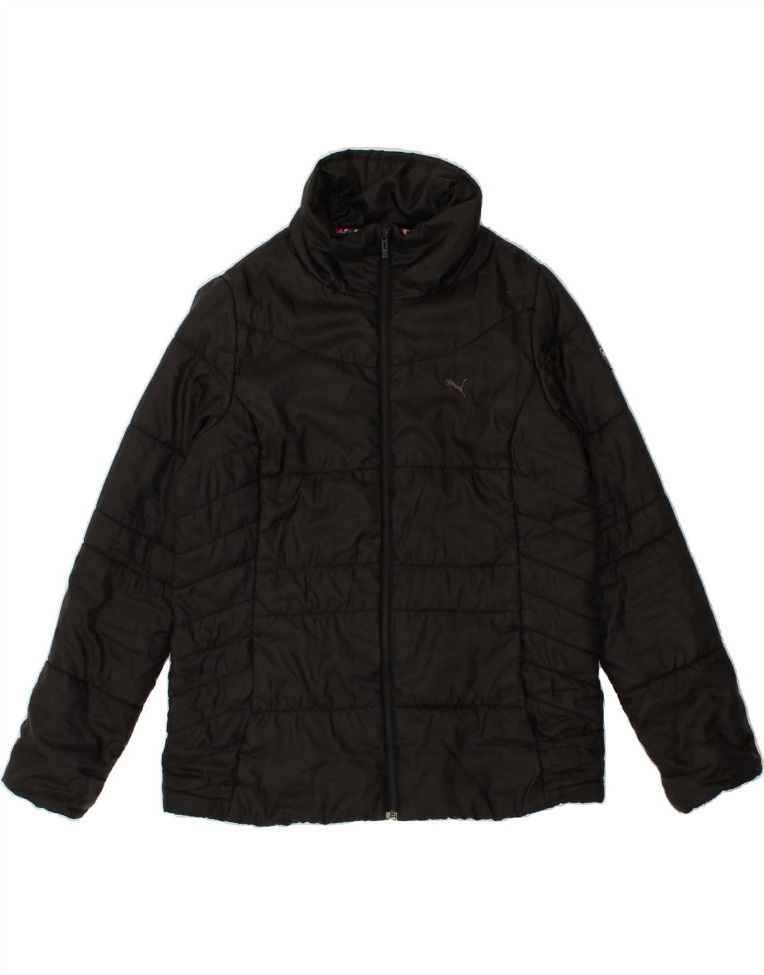 PUMA Womens Padded Jacket UK 16 Large  Black Vintage Puma and Second-Hand Puma from Messina Hembry 
