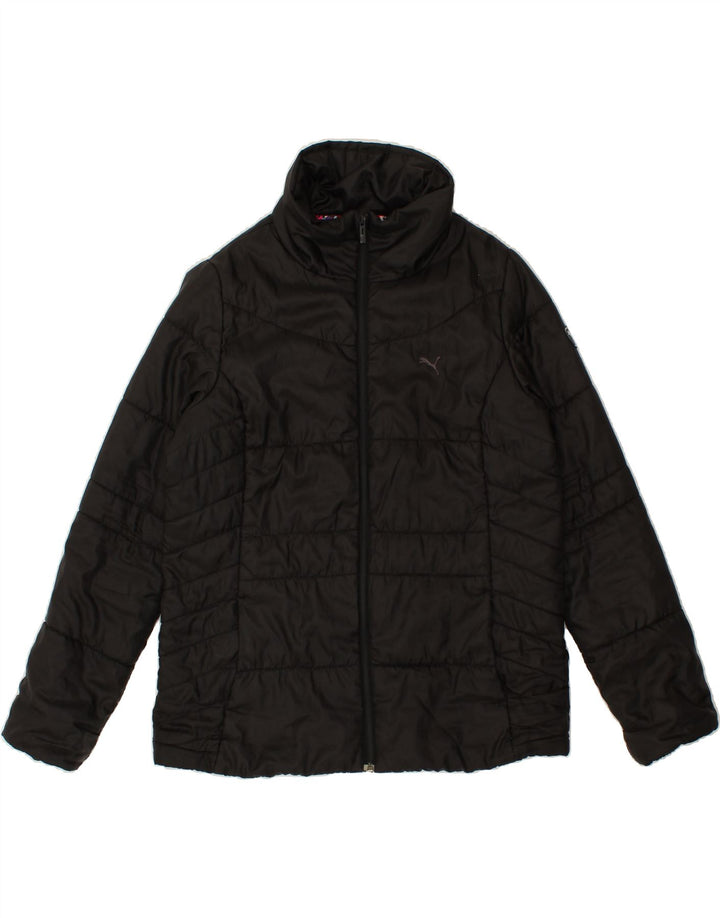 PUMA Womens Padded Jacket UK 16 Large  Black Vintage Puma and Second-Hand Puma from Messina Hembry 
