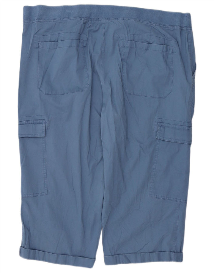 CHAPS Γυναικείο Παντελόνι Cargo Capri 2XL W42 L19 Μπλε Βαμβακερό