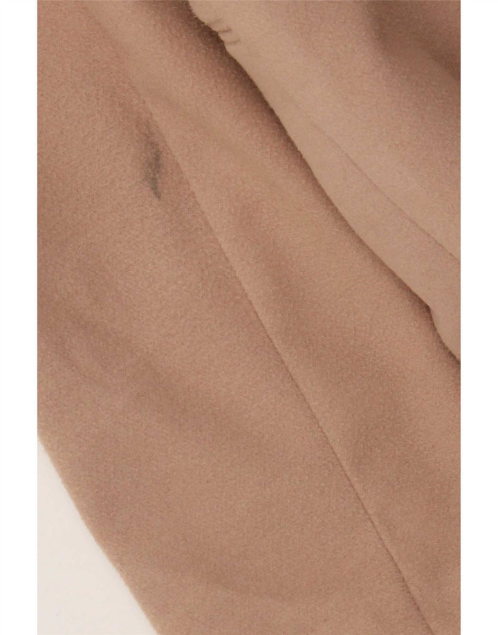 Topshop Γυναικείο παλτό με διπλό στήθος UK 12 Medium Beige Polyester
