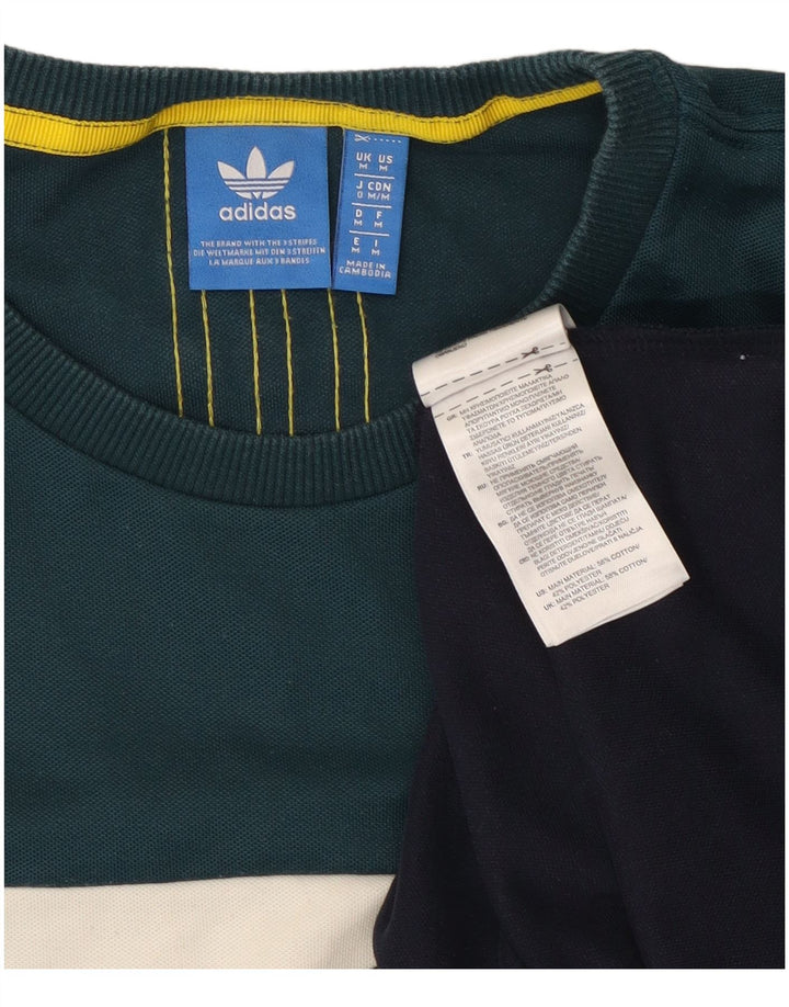 Ανδρικό T-Shirt Adidas Top μεσαίο πολύχρωμο βαμβακερό χρώμα