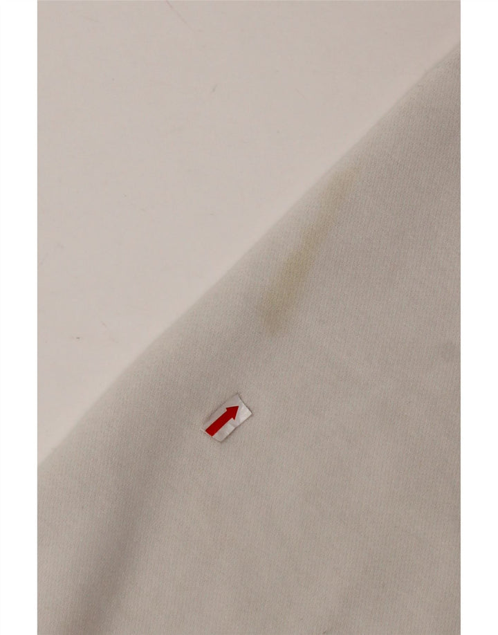 NIKE Mens Graphic Sweatshirt Jumper Medium Grey Cotton