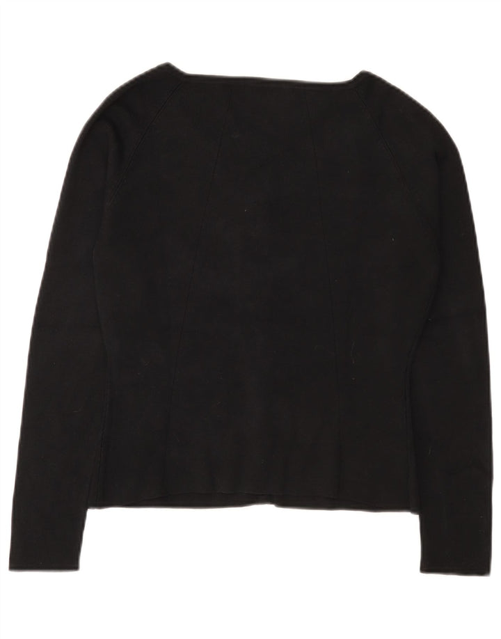 Seventy Γυναικείο πουλόβερ Crop Cardigan IT 42 Medium Black Silk