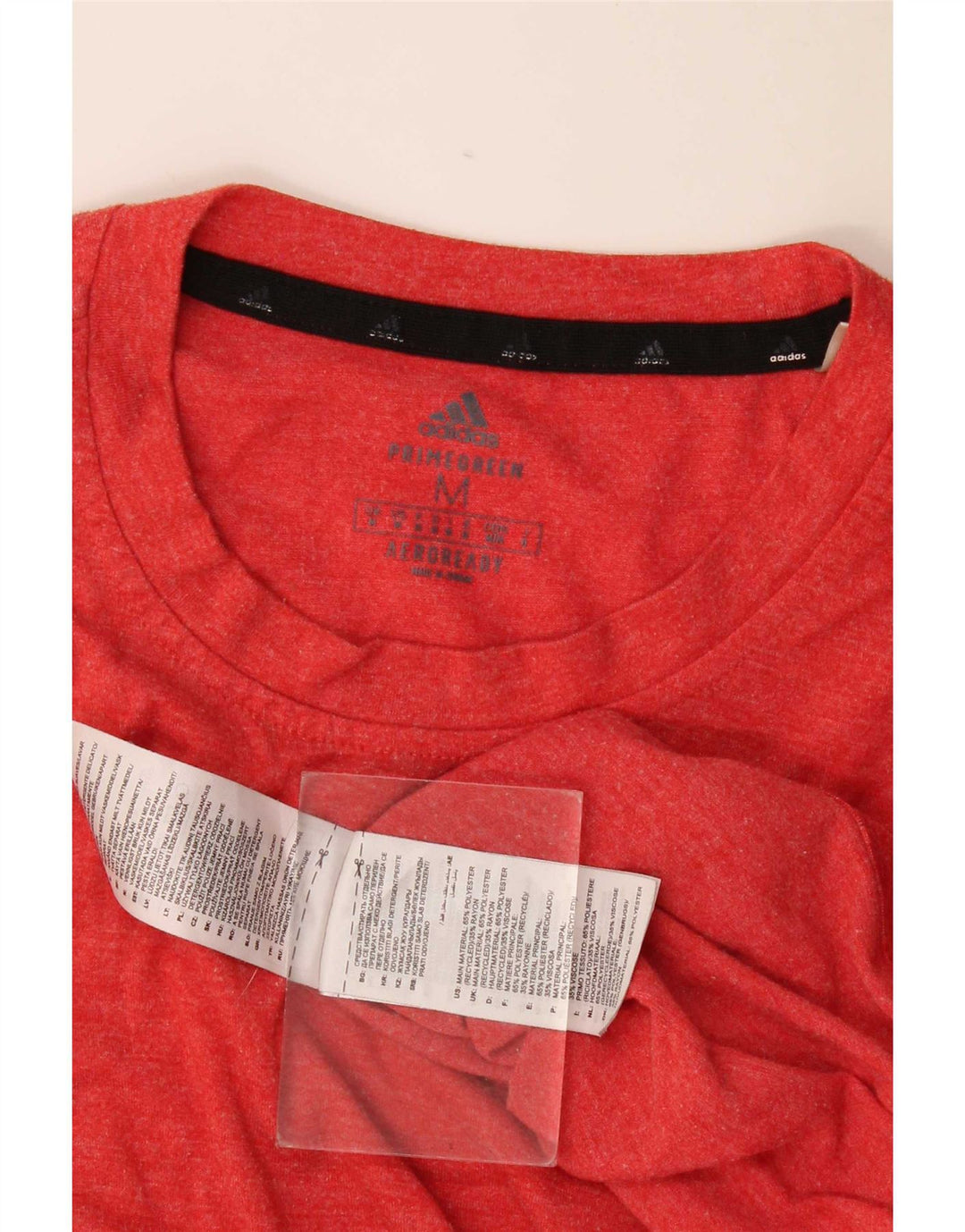 Adidas Ανδρικό T-Shirt Aeroready Τοπ μεσαίο κόκκινο πολυεστέρας