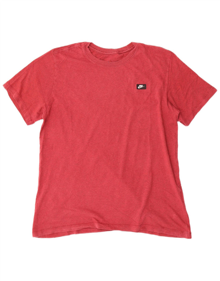 Ανδρικό T-Shirt Nike Top μεγάλο κόκκινο βαμβακερό