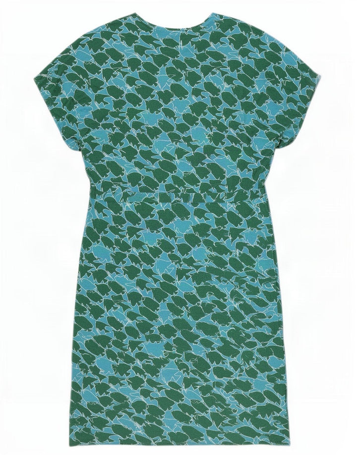 Sundek Γυναικείο Abstract Pattern Shift φόρεμα UK 10 Small Blue Viscose