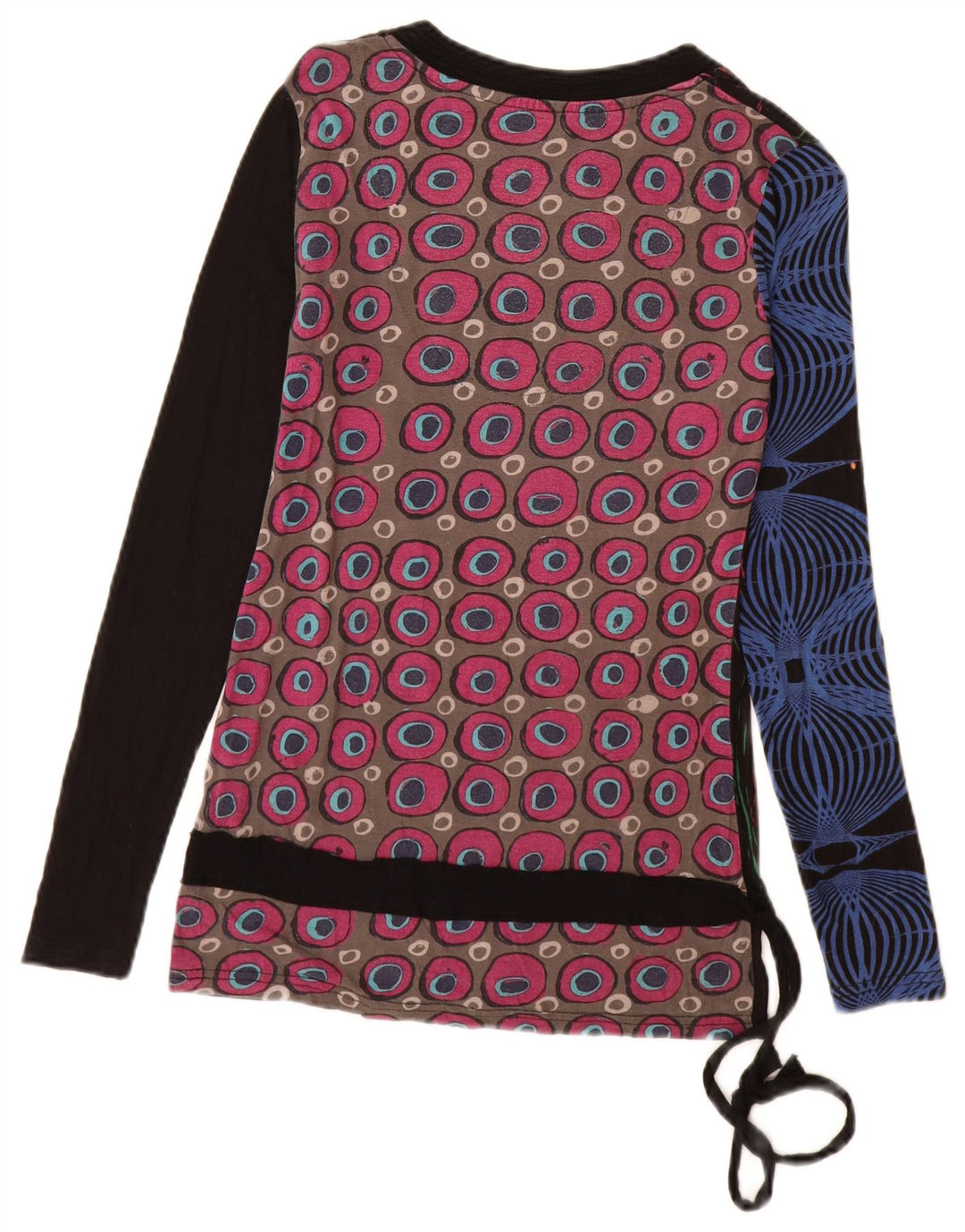 Desigual Γυναικείο Γραφικό Μακρυμάνικο UK 10 Μικρή πολύχρωμη βισκόζη