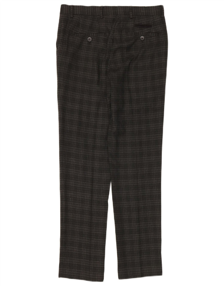 Ανδρικό παντελόνι Slim Suit Penguin W30 L32 Grey Check Polyester
