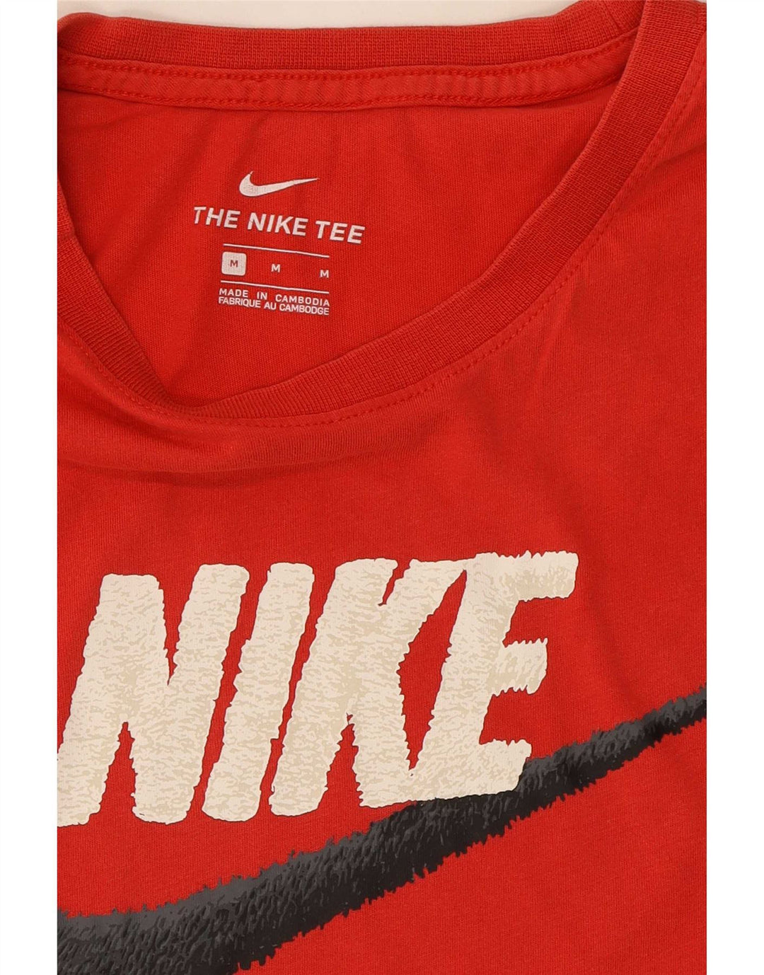 Ανδρικό γραφικό μπλουζάκι Nike, μεσαίο κόκκινο