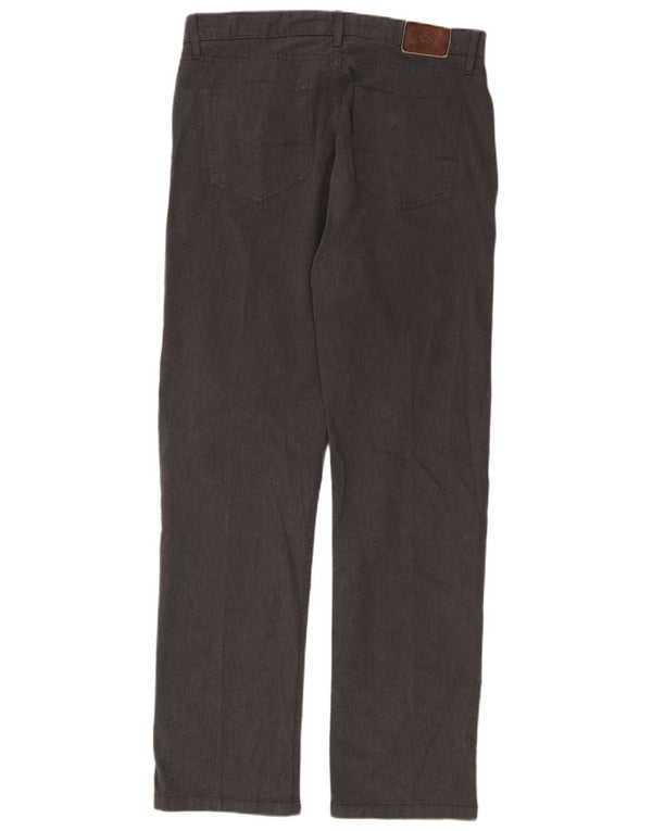Marks & Spencer Mens Blue Harbour Straight Casual Παντελόνι W36 L33 Γκρι