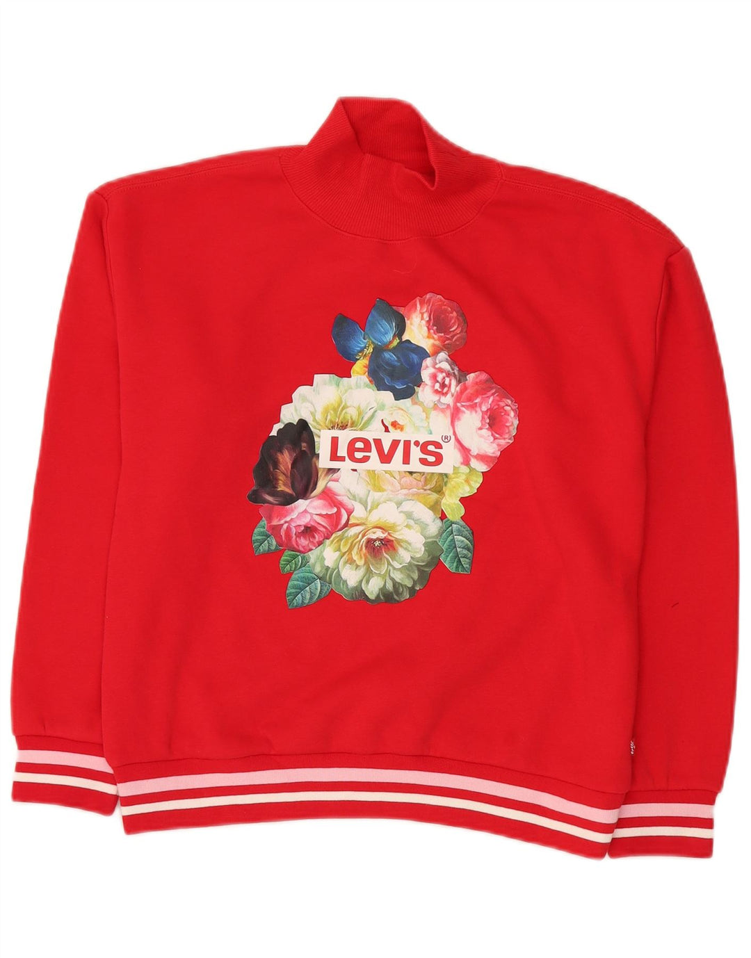 Levi's Girls Graphic Φούτερ Jumper 13-14 ετών Μεγάλο Κόκκινο
