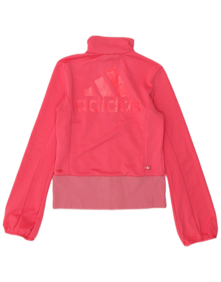 ADIDAS Γυναικεία Clima 365 Graphic αθλητική φόρμα Top Jacket UK 10 Small Pink