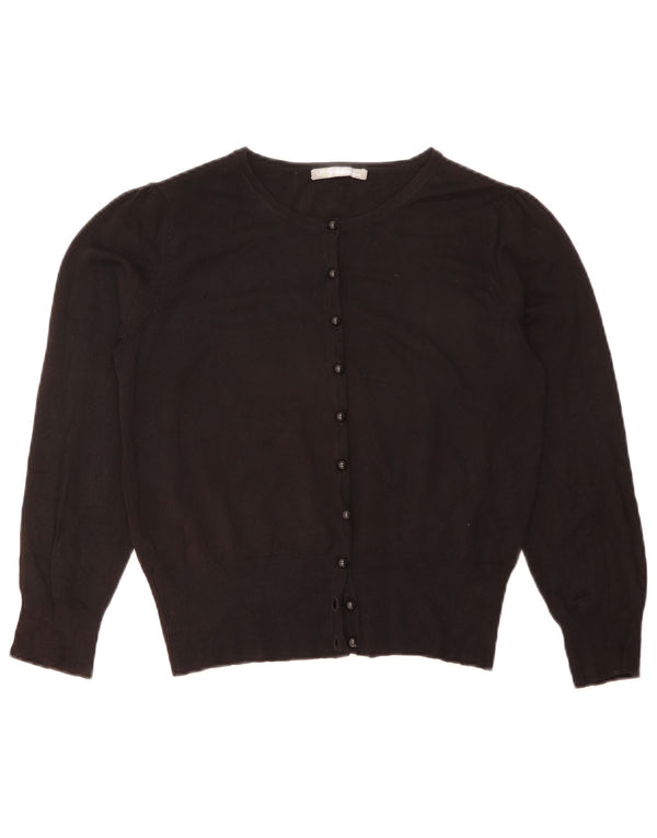 Marks & Spencer Γυναικεία ζακέτα Crop UK 14 μεγάλη μαύρη βισκόζη