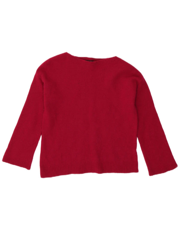 Massimo Dutti Girls Boat Neck Jumper πουλόβερ 13-14 ετών Medium Pink